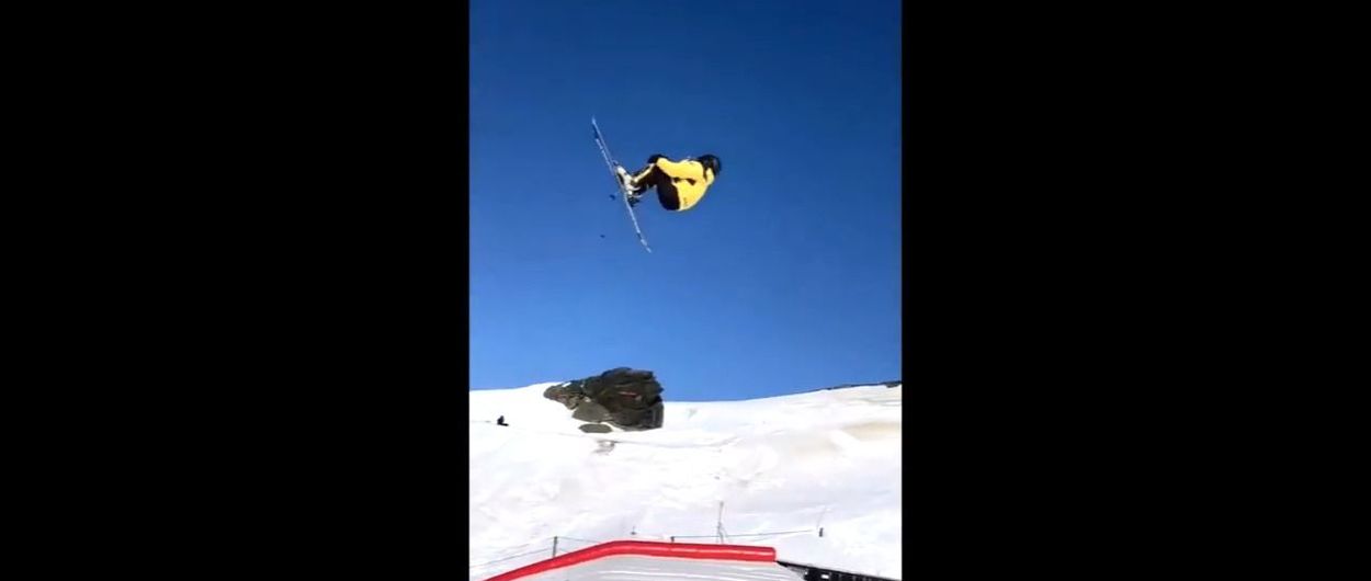 [Video] Connor Addis logra el primer cuádruple backflip de la historia del esquí