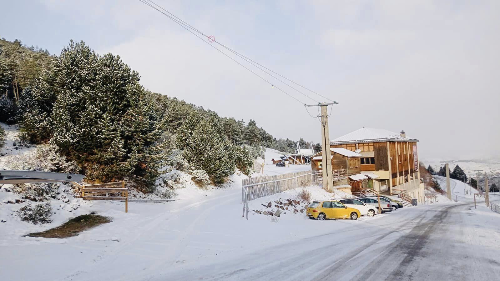 Estacion de esquí Puigmal 2900 en la cerdanya francesa