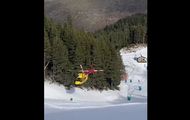 Bombers rescata a un esquiador accidentado en Masella