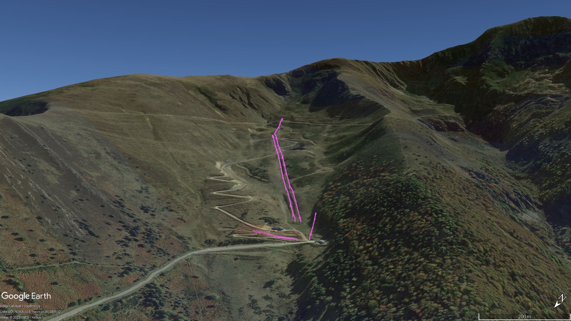 Vista Google Earth Pro Goulier Temporada 2023/24