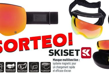 Sorteo Skiset máscaras de esquí intercambiables
