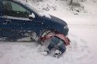 Conduce seguro sobre nieve