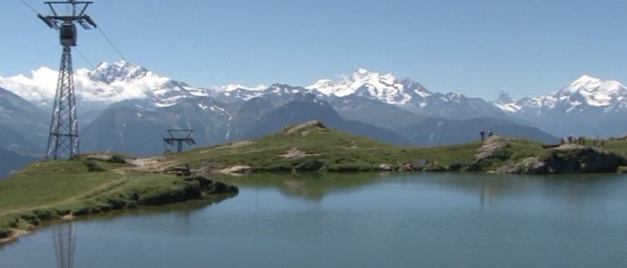 El glaciar mas largo de los Alpes, antes de la gran nevada