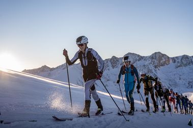 Buenas condiciones y éxito de participación en la Andorra Skimo 2022