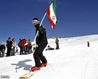 Esquiadores iraníes ignoran la crisis en la montaña