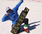 Se bate el record del mundo de velocidad sobre esquís
