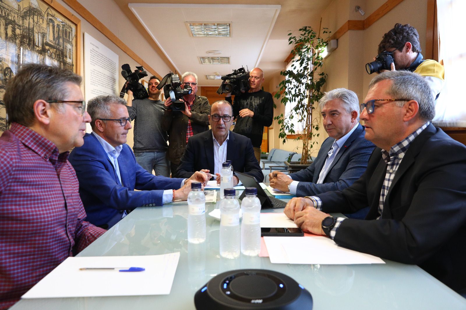 Reunión Felipe Faci Ayuntamientos Pirineo Huesca Juegos Olímpicos 2030