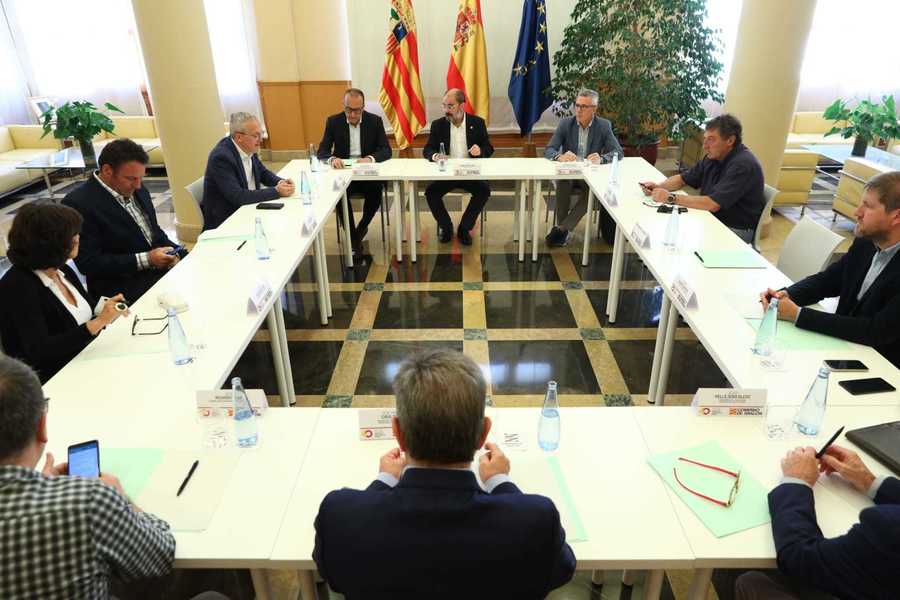 Alcaldes del Pirineo se reunen con Lamban y Faci en Junio de 2022
