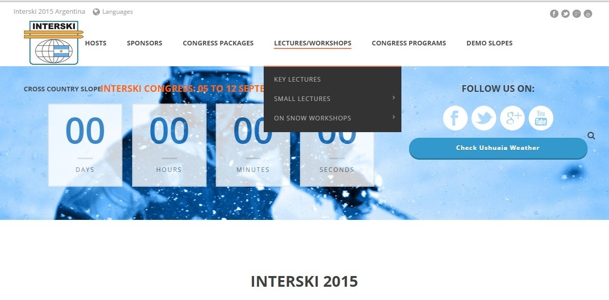 Interski 2015 Argentina web