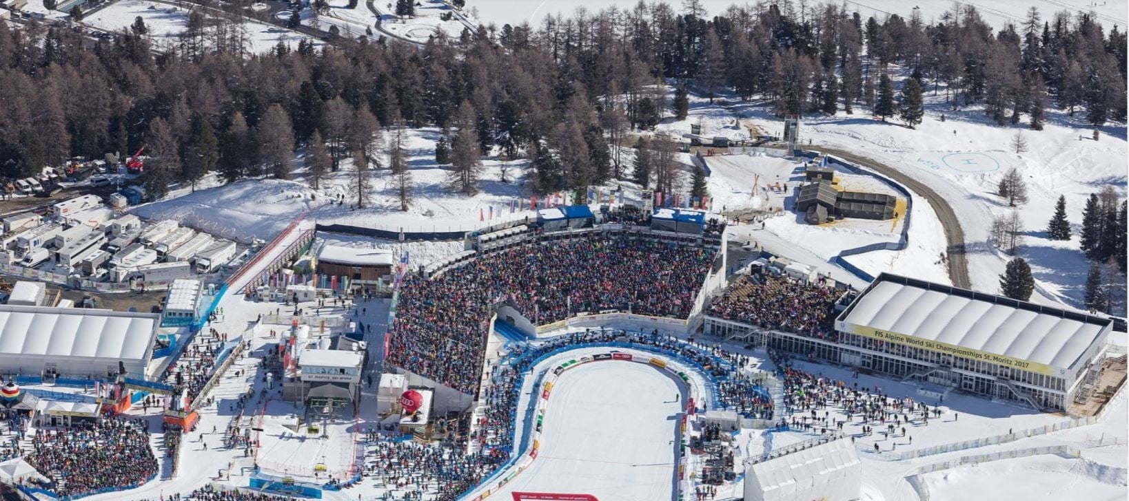Estadio suizo de esqui