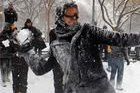 En Bélgica prohiben tirar bolas de nieve