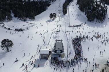 Masella cierra el mes de enero con un fin de semana de nieve excepcional