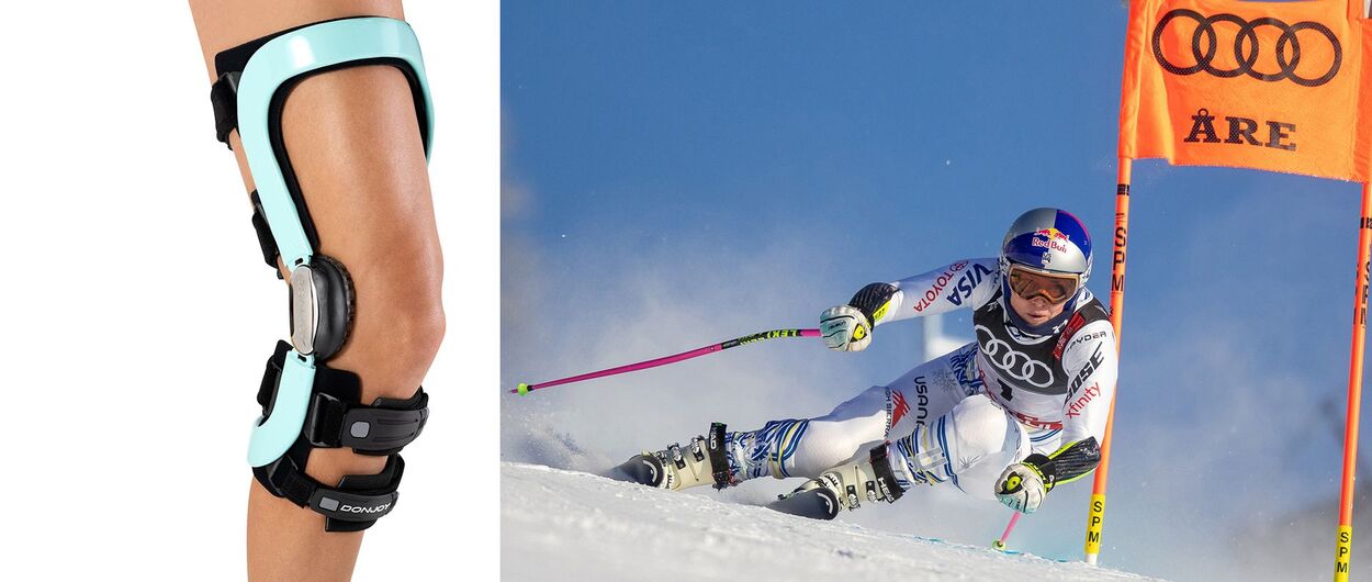 Rodillera Donjoy Defiance Pro. La mejor protección para la rodilla del esquiador