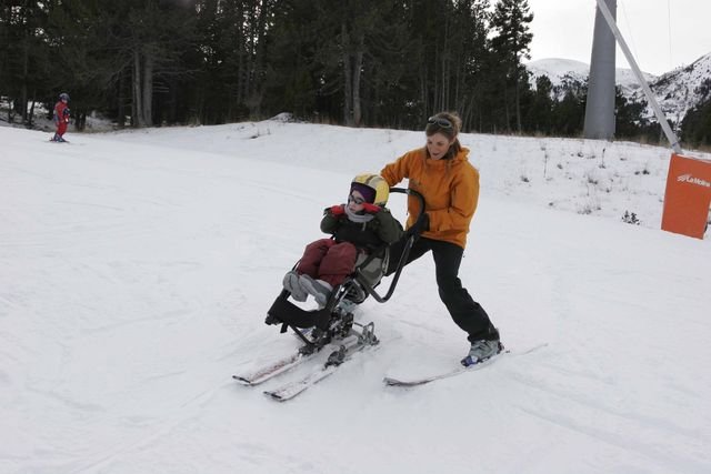 Esquí adaptado en La Molina