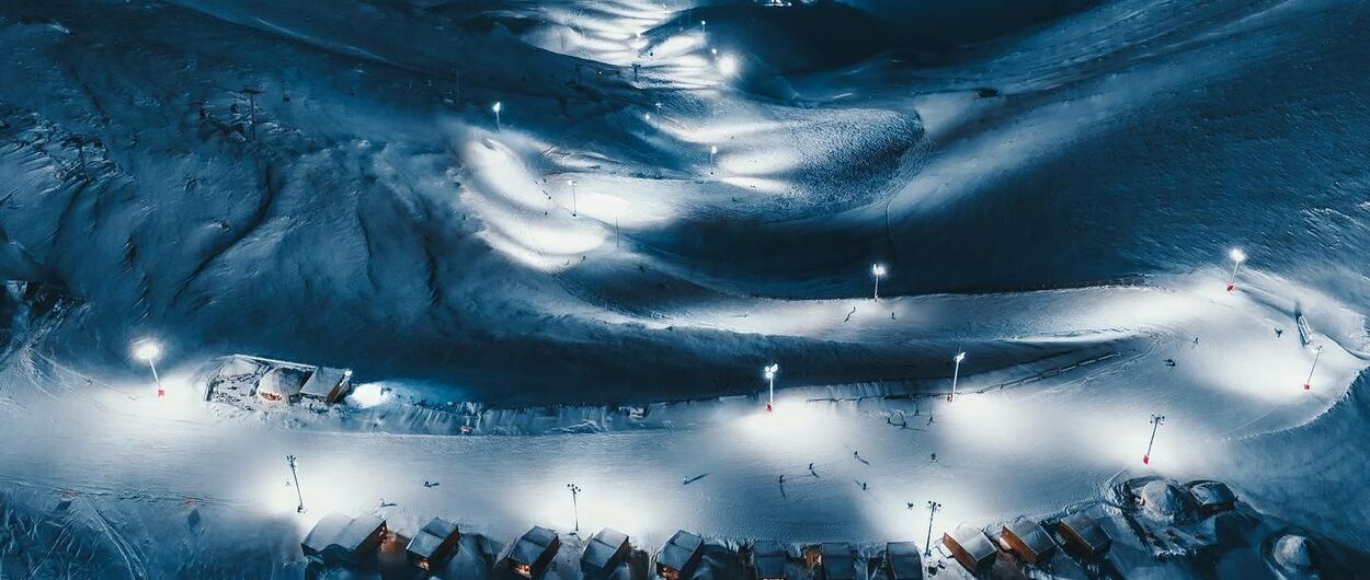 Shymbulak tiene el récord de pista de esquí nocturno más alta del mundo