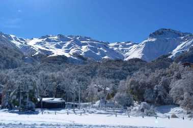 A neve também atingiu o centro de esqui Nevados de Chillán