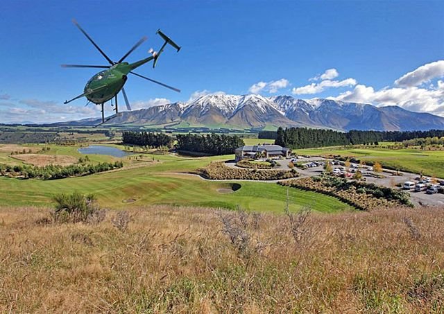 Helicóptero a Mt. Hutt