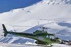A esquiar en helicóptero