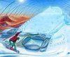 Plantean una gigantesca pista de esquí artificial en Benidorm