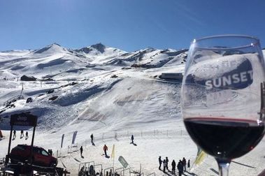 Wine Sunset en Valle Nevado