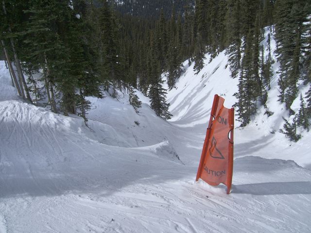 Pista de esquí en Sunshine Ski