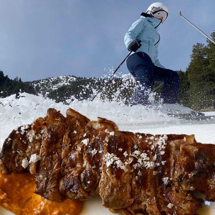 Esquiar de buena mañana y despedir la jornada con una buena comida. Un buen plan. (Foto: IST).