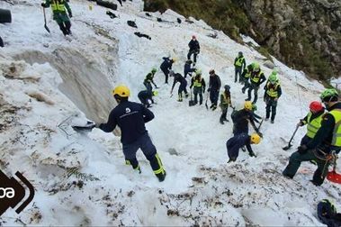 Encuentran el cuerpo desaparecido bajo un alud en Asturias en Año Nuevo