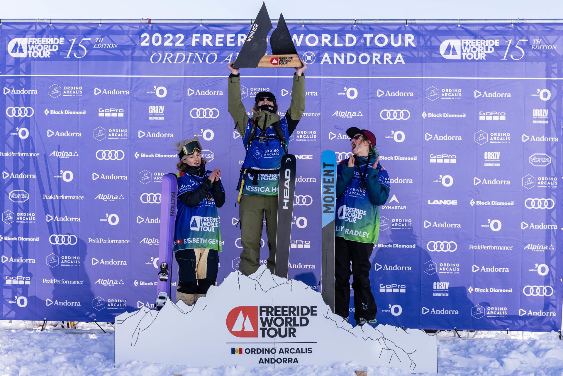 Podio ski women FWT Ordino 2022