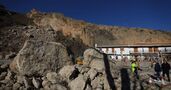 Desprendimieto de piedras y rocas en Sierra Nevada