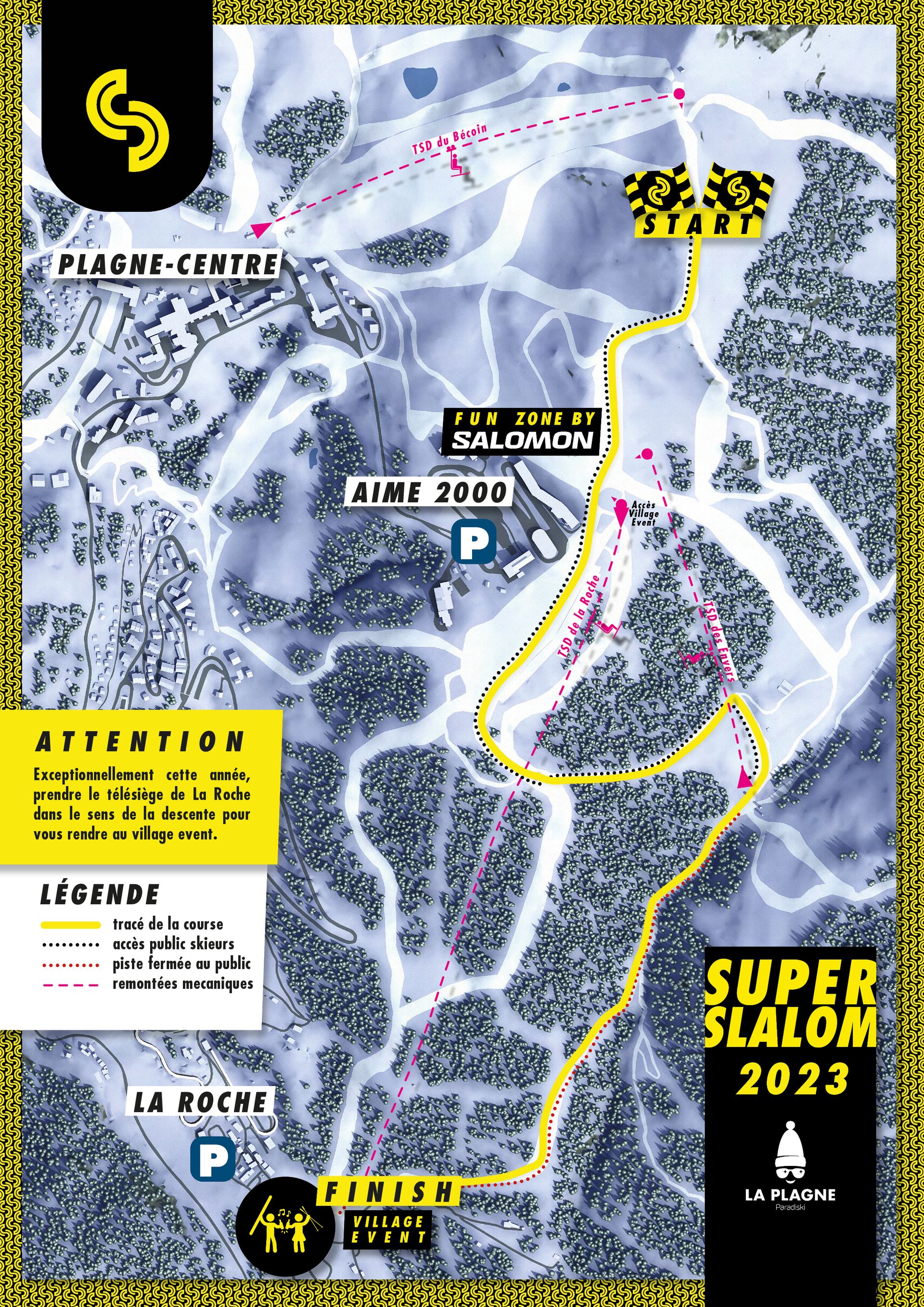 Trazado del Super Slalom XXL