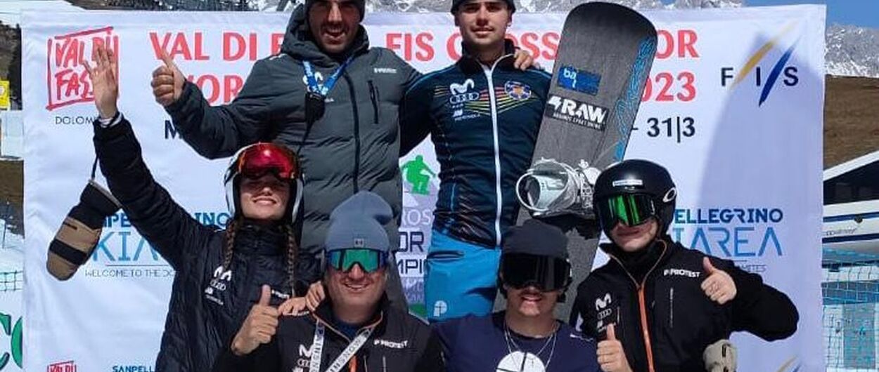 Alvaro Romero se consolida con un oro en los Mundiales Junior de SnowboardCross