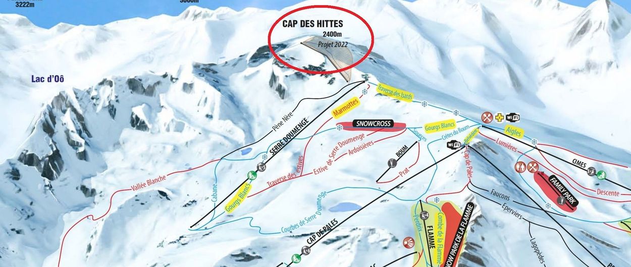 Peyragudes elevará su cota máxima esquiable hasta el Cap des Hittes