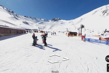 Ya se puede esquiar en San Isidro desde el sofá de casa