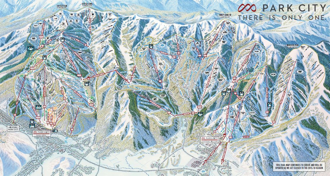 Park City Ski Map