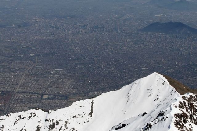 Cerro San Ramón en Santiago de Chile