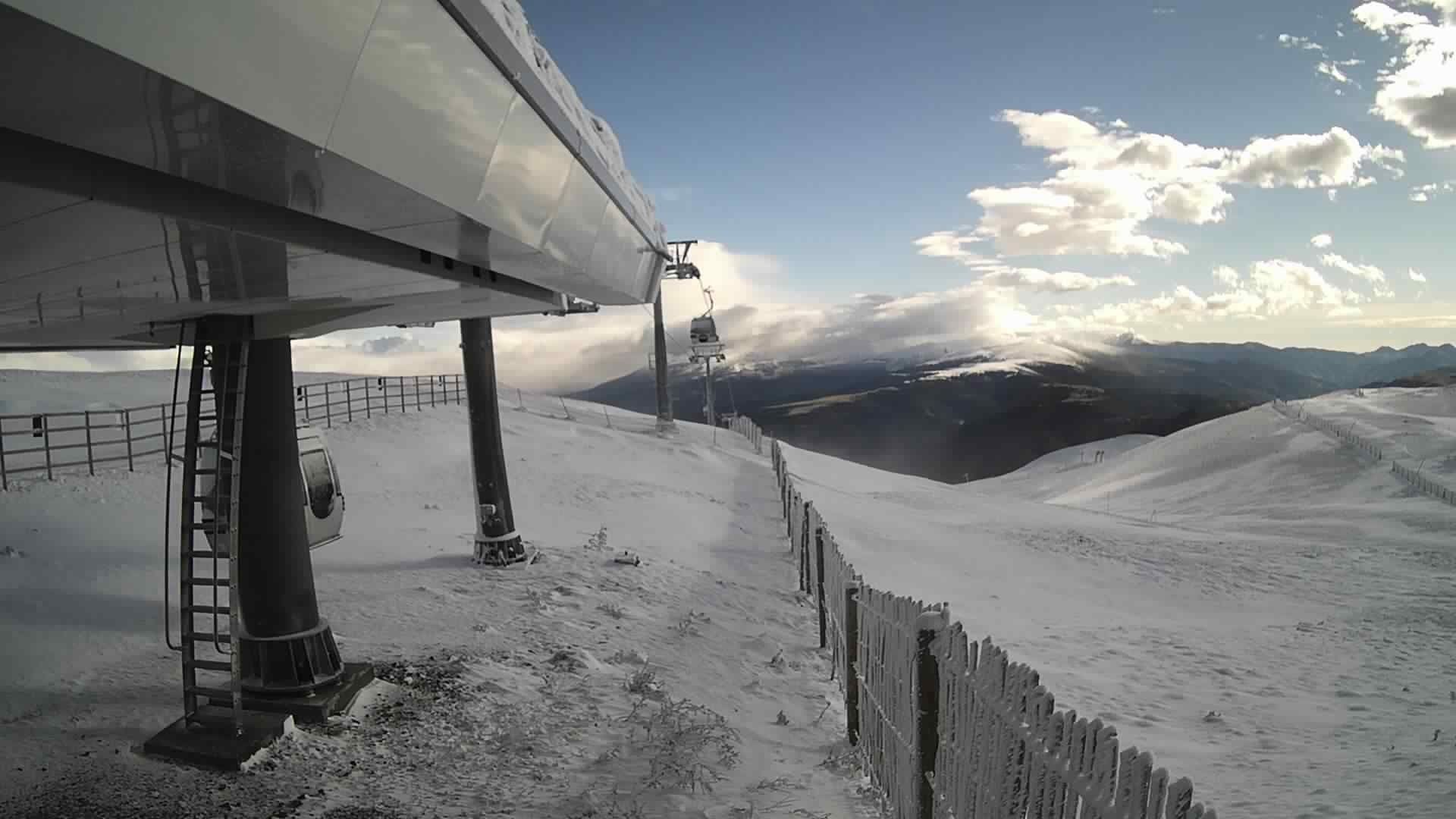 nevada en La Molina otoño 2022