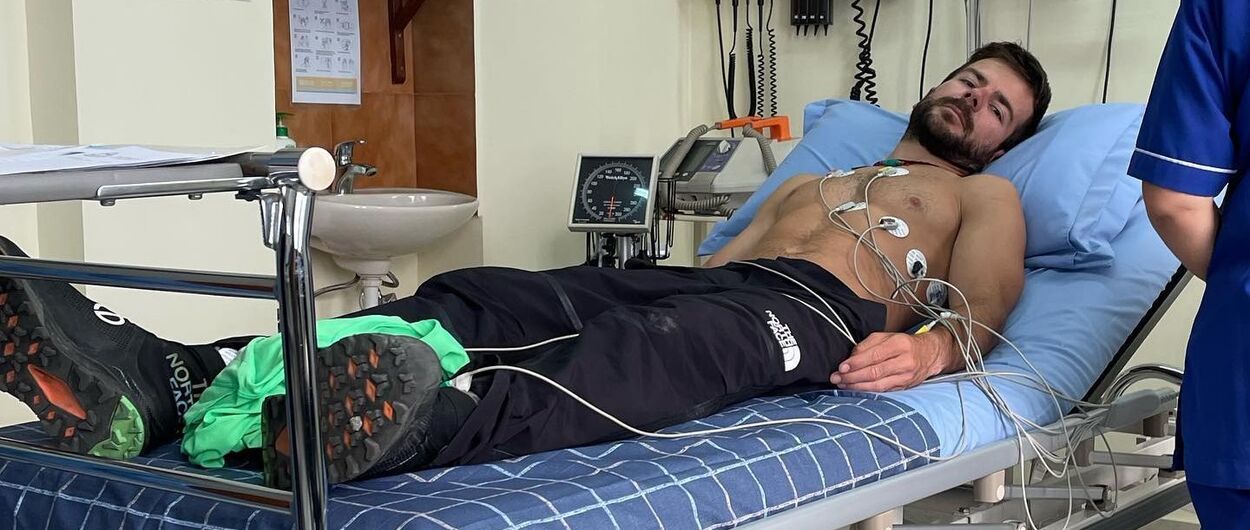 Aymar Navarro sufre un edema pulmonar y tiene que posponer su reto en Himalaya
