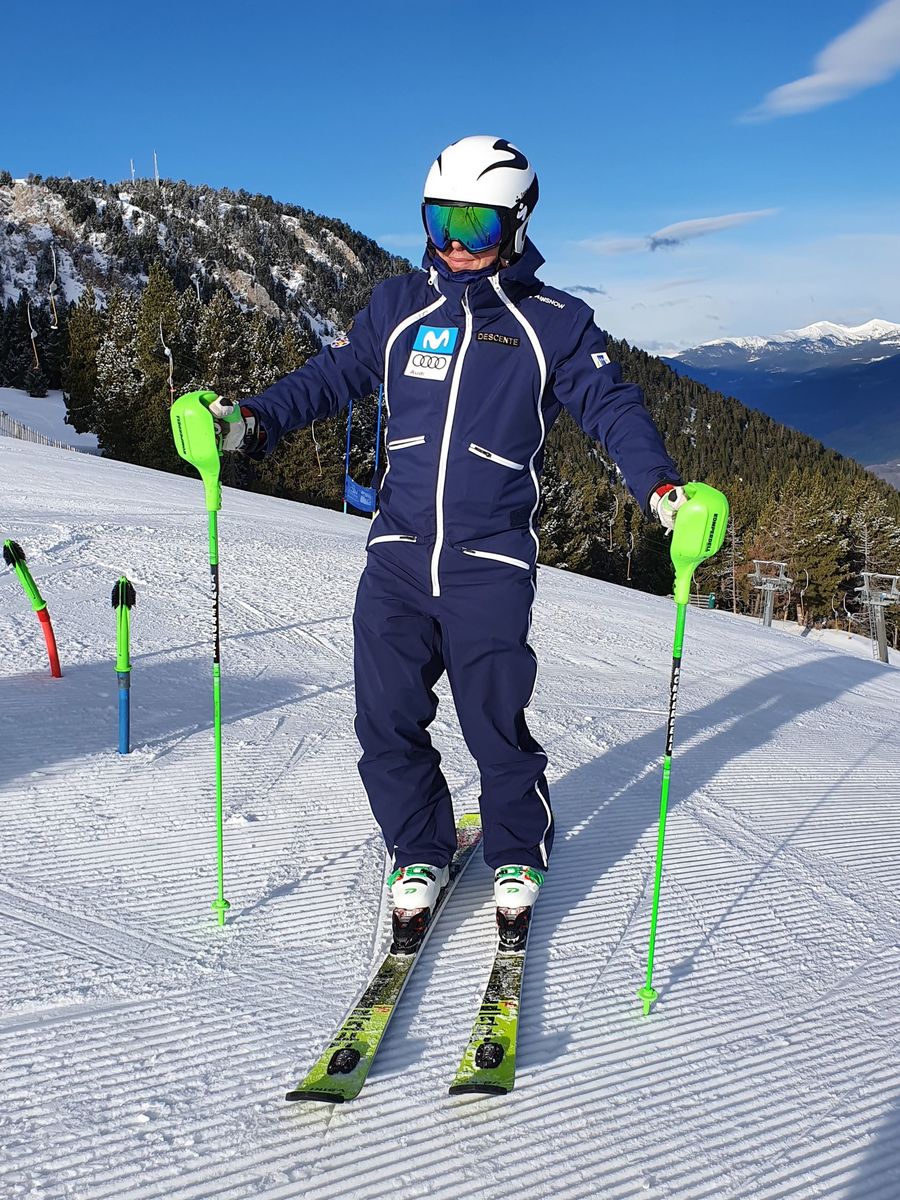 mono de esquí warm up rfedi descente
