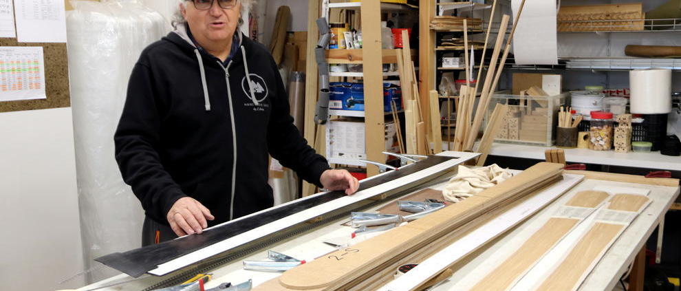 Josep Arisa: el carpintero de Sort que fabrica sus propios esquís