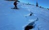 Se parte en dos Black Wall, una de las pistas de esquí más inclinadas del mundo