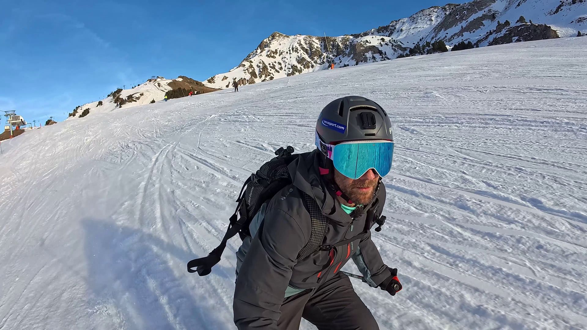 Selfie esquiando