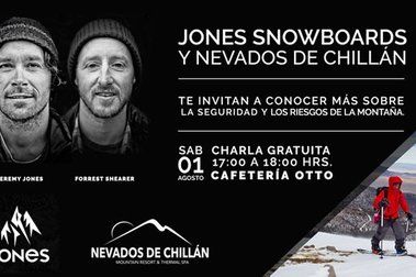 Jeremy Jones dará charla en Nevados de Chillán