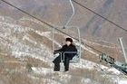 Kim Jong Un prueba el telesilla de Massik Pass
