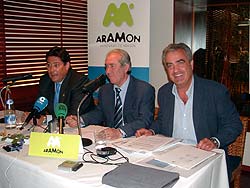 Arturo Aliaga, Francisco Bono y Javier Blecua