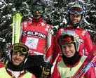 Concentración de los esquiadores ciegos que irán a Turín 2006