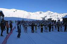 Candanchú acoge con un rotundo éxito la primera competición en España de esquí de fondo