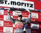 Michaela Dorfmeister llega la primera a la meta de St. Moritz