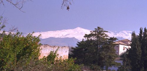 Vista de Sierra Nevada desde Granada