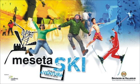 Cartel de Meseta Ski