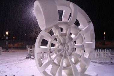 Esculturas de... nieve!